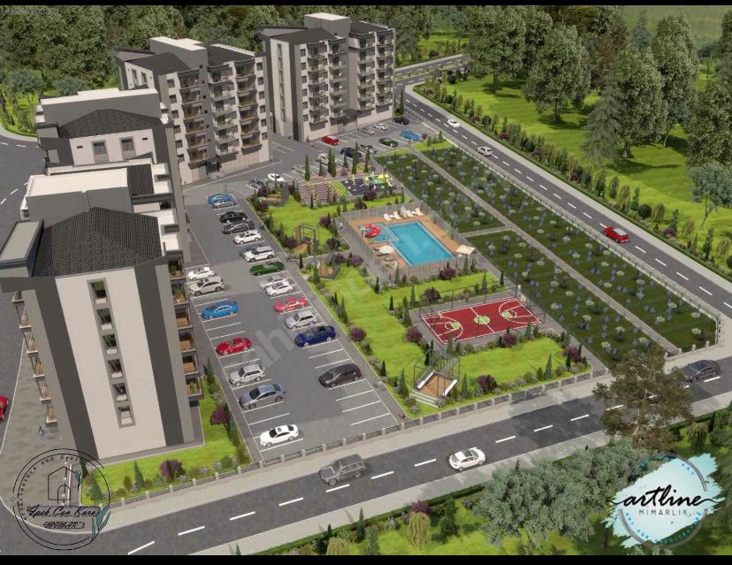 KAYA EMLAK' tan 450 Evler BY MEN Yapıda 2+1 Satılık Daire.